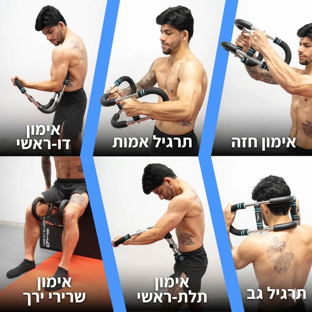 מוט כוח קפיצי לחיזוק פלג גוף עליון
