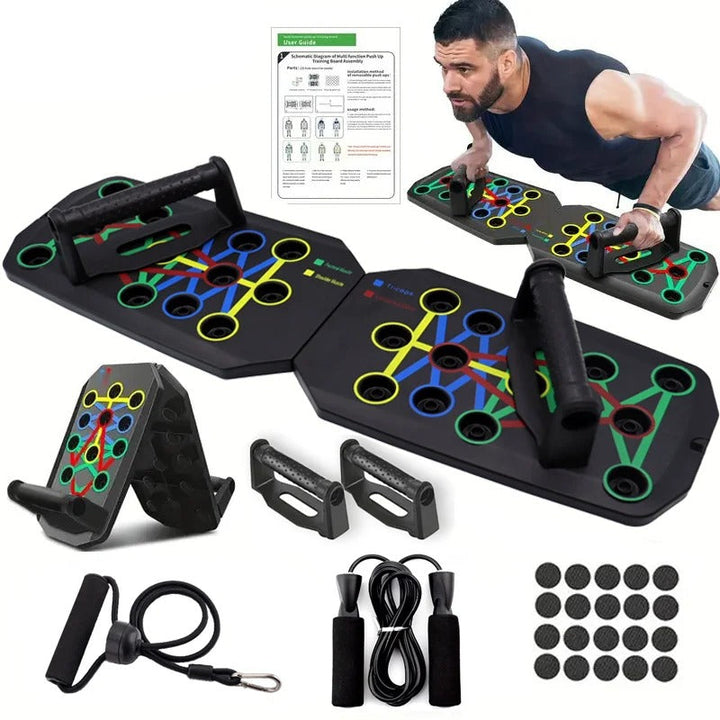 לוח אימון מרובה תפקודים לבית לאימון שרירי החזה והבטן