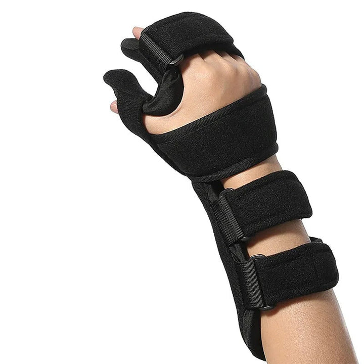 תמיכת מפרק היד המתכווננת לאצבע תמיכה אורתופדית במפרק היד לשיקום של ארטריטיס וטנדוניטיס