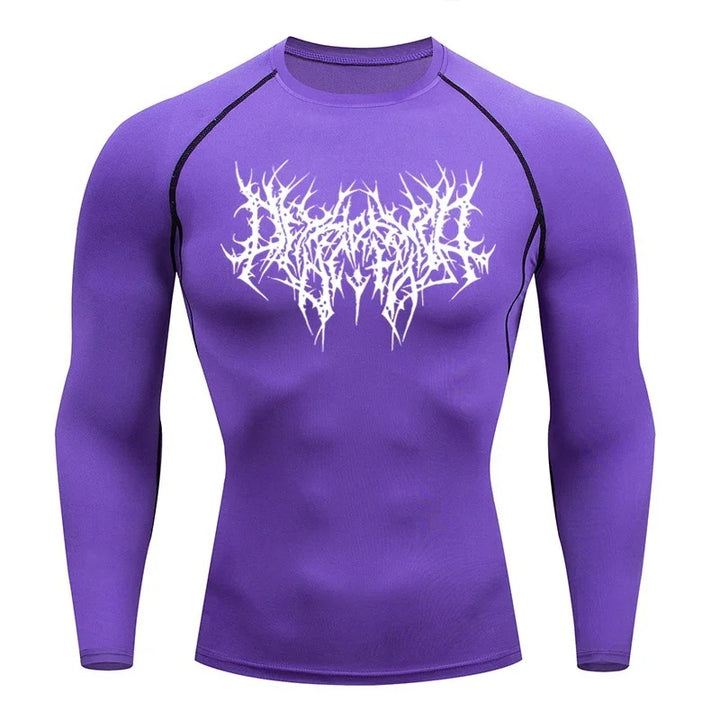 חולצת טי ריצה לגברים פועל חולצת ספורט גברים דחיסת כושר גופני חולצות