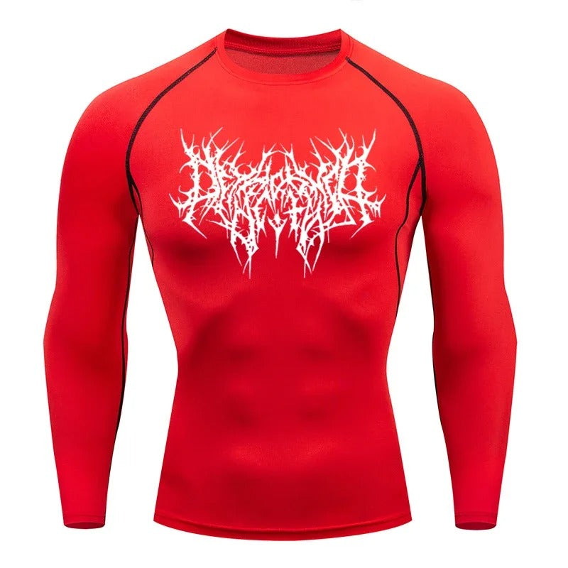 חולצת טי ריצה לגברים פועל חולצת ספורט גברים דחיסת כושר גופני חולצות