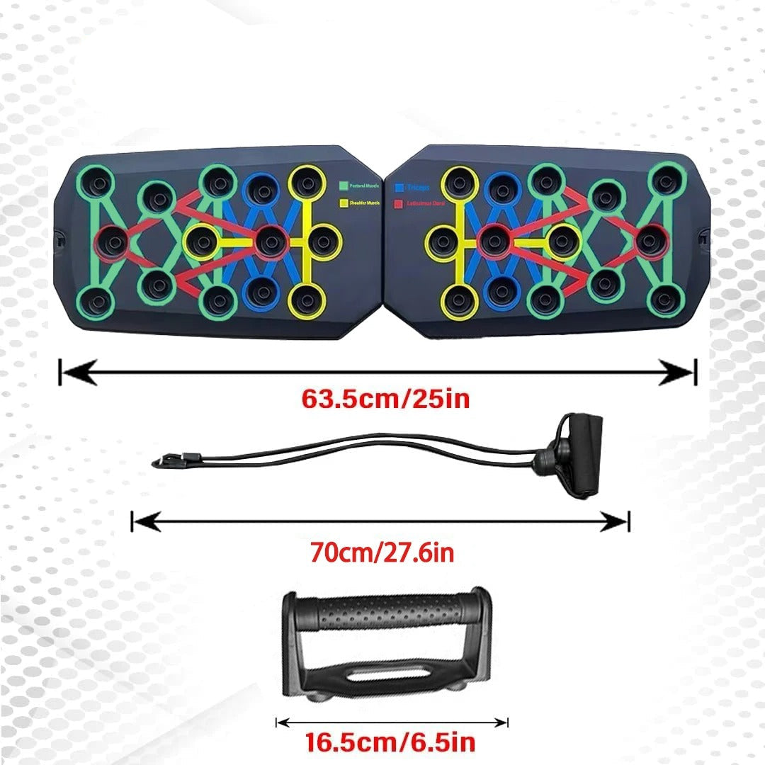 לוח אימון מרובה תפקודים לבית לאימון שרירי החזה והבטן