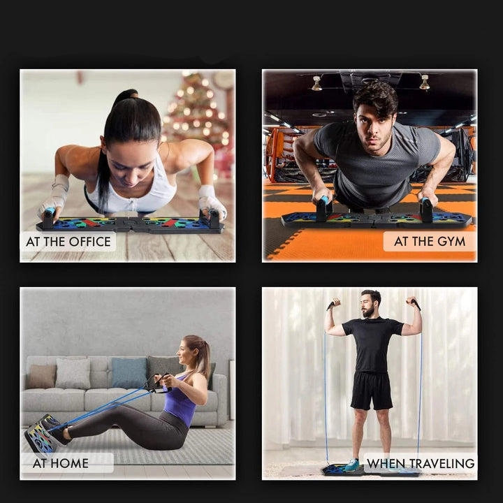 לוח אימון מרובה תפקודים לבית לאימון שרירי החזה והבטן